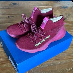 Adidas Humanrace Burgundy Sneakers